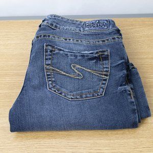 Silver Aiko Bootcut Flare 28 X 31 Women's Jeans